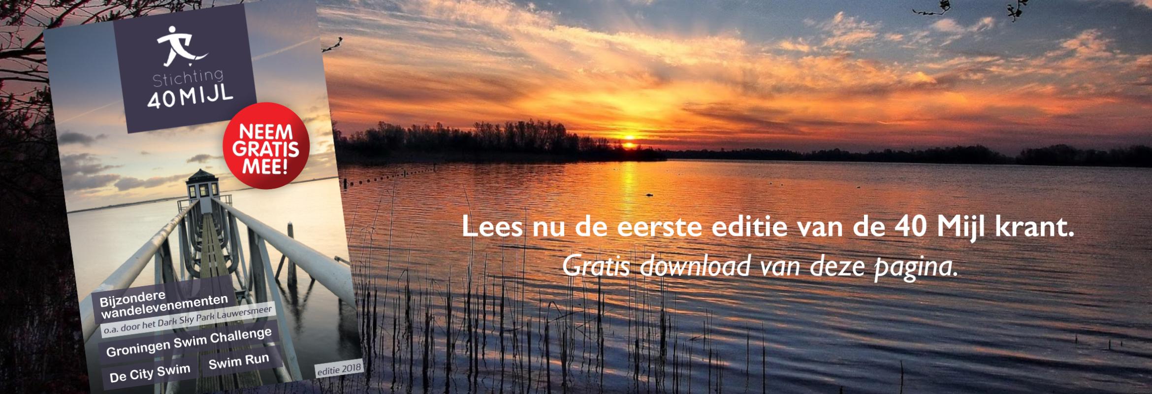 De 40Mijl Krant 2019 is uit!